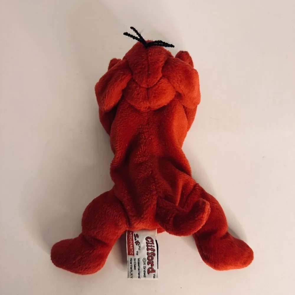 Clifford the Big Red Dog‎ Beanie Baby Plush 1997 Side Kicks Scholastic